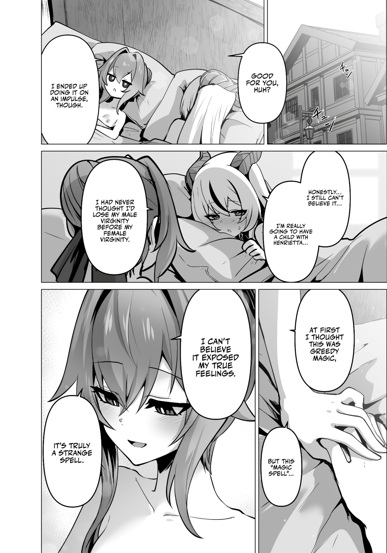 Hentai Manga Comic-The Daughter of the Strongest Dragon Race Won't Stop Begging for a Baby, So I'll Teach Her a Lesson with My Futanari Cock-Read-64